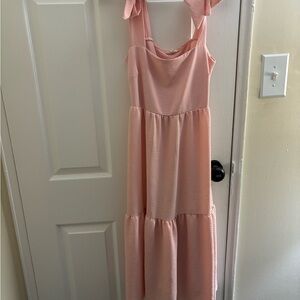 Pink Midi Dress
